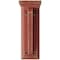 Ekena Millwork 3 1/2"W x 7"D x 9"H Hamilton Traditional Wood Vintage Decor Bracket, Salvage Red BKTWD03X07X09HARD - alternate 2
